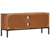 Putnam TV Cabinet Honey Brown and Grey 110x30x50 cm Solid Wood Acacia