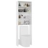 Washing Machine Cabinet 64x24x190 cm – White