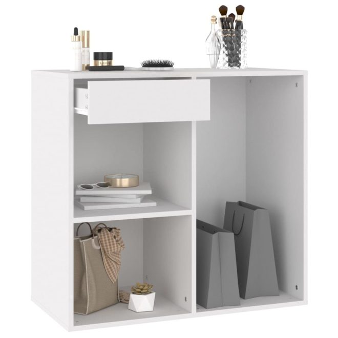 Cosmetic Cabinet 80x40x75 cm Engineered Wood – White