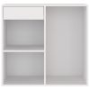 Cosmetic Cabinet 80x40x75 cm Engineered Wood – White