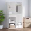 Dressing Cabinet 80x40x65 cm Engineered Wood – White