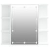 Mirror Cabinet with LED 70×16.5×60 cm – White