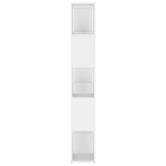 Euston Book Cabinet Room Divider 100x24x155 cm Engineered Wood – White