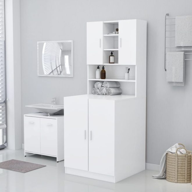 Washing Machine Cabinet – White