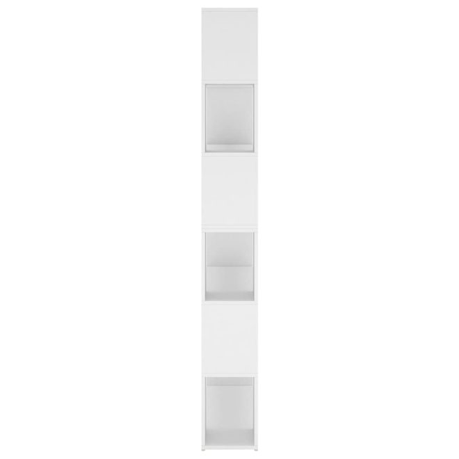 Bago Book Cabinet Room Divider 100x24x188 cm – White