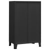 Industrial Storage Cabinet 70x40x115 cm Metal – Black