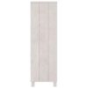 Book Cabinet 85x35x112 cm Solid Wood Pine – White