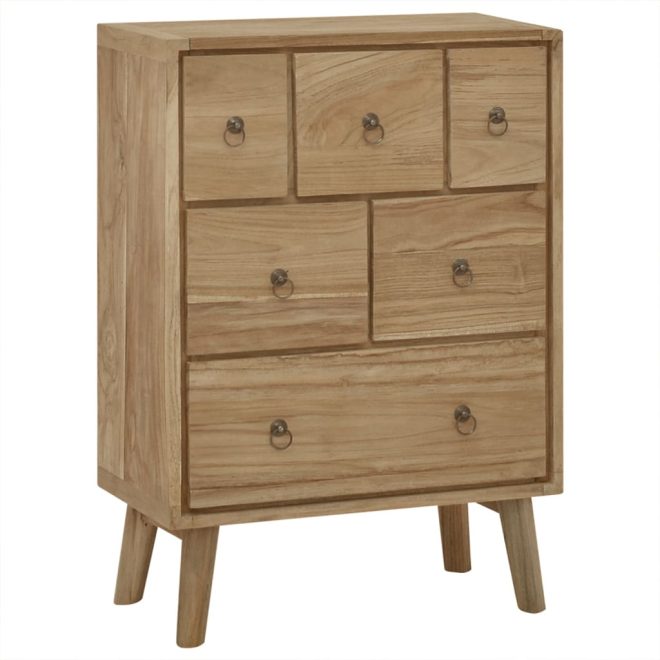 Chest of Drawers 56x30x80 cm Solid Wood Teak