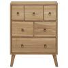 Chest of Drawers 56x30x80 cm Solid Wood Teak