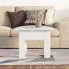 Coffee Table 55x55x42 cm Engineered Wood – White