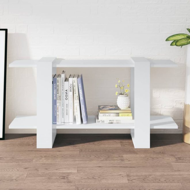 Book Cabinet 100x30x51 cm Engineered Wood – White