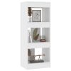 Coralville Book Cabinet/Room Divider 40x30x103 cm Engineered Wood – White