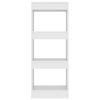 Coralville Book Cabinet/Room Divider 40x30x103 cm Engineered Wood – White