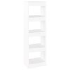 Eastlake Book Cabinet/Room Divider 40x30x135 cm – White