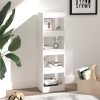 Eastlake Book Cabinet/Room Divider 40x30x135 cm – White