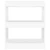 Bloomington Book Cabinet/Room Divider 60x30x72 cm – White