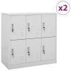 Locker Cabinet 90x45x92.5 cm Steel