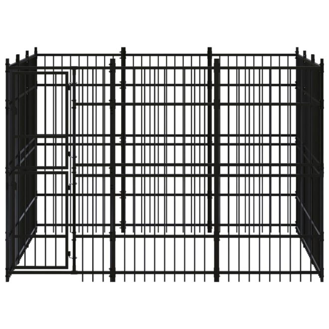 Outdoor Dog Kennel Steel – 288x288x200 cm