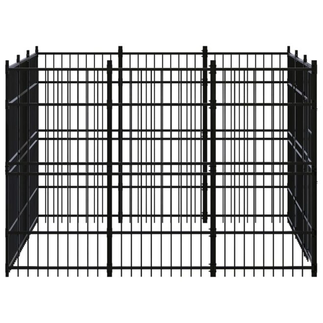 Outdoor Dog Kennel Steel – 288x288x200 cm