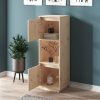 Highboard 38x35x117 cm Solid Wood Pine – Brown