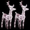 Christmas Reindeers 80 LEDs Acrylic – Warm White, 2