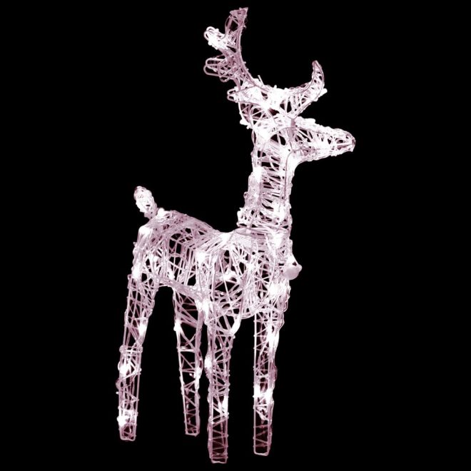 Christmas Reindeers 80 LEDs Acrylic – Warm White, 2