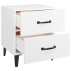 Broadlands Bedside Cabinet 40x35x47.5 cm – White, 1