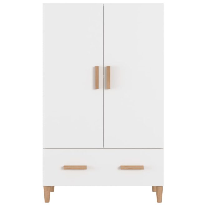 Highboard 70x31x115 cm Engineered Wood – White