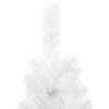 Slim Artificial Half Christmas Tree with Stand – 120×40 cm, White