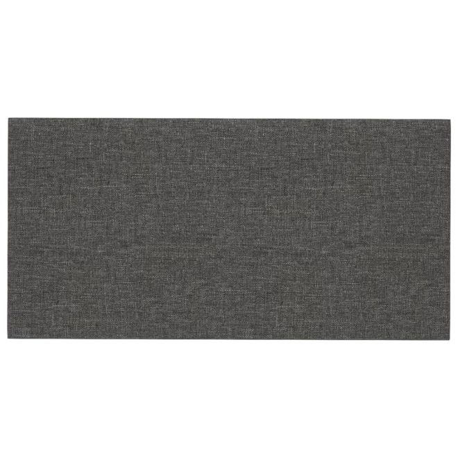 Wall Panels 12 pcs Dark Grey 30×15 cm Fabric – 30×15 cm