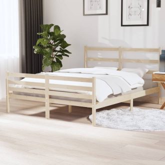 Agery Bed Frame Solid Wood Pine