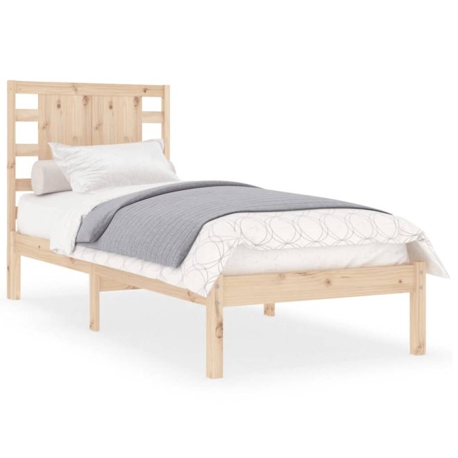 Ampthill Bed Frame Solid Wood – SINGLE, Brown