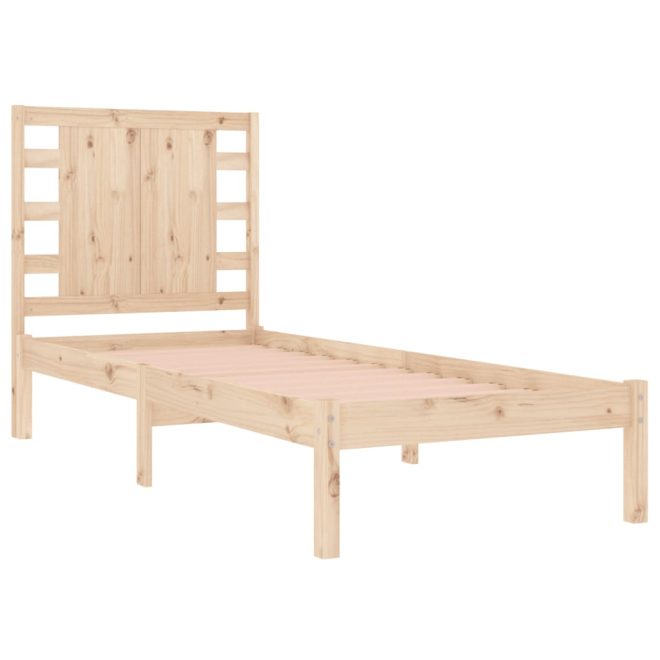 Ampthill Bed Frame Solid Wood – SINGLE, Brown