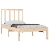 Aberdeen Bed Frame Solid Wood Pine – SINGLE, Brown