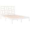 Acton Bed Frame Solid Wood – DOUBLE, White