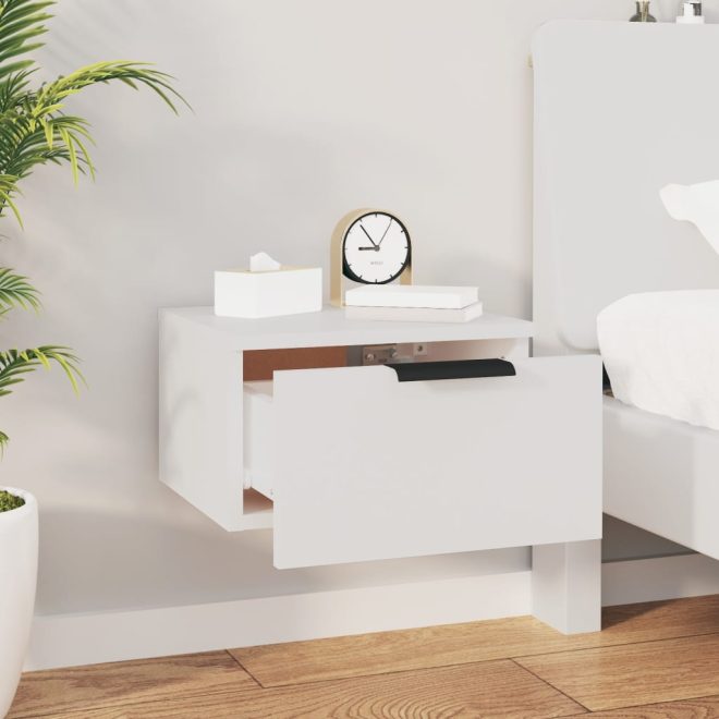 Bridgeview Wall-mounted Bedside Cabinets 2 pcs 34x30x20 cm – White