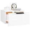 Bridgeview Wall-mounted Bedside Cabinets 2 pcs 34x30x20 cm – White