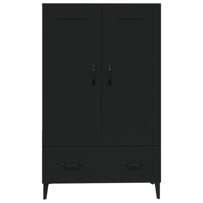 Highboard 70x31x115 cm Engineered Wood – Black