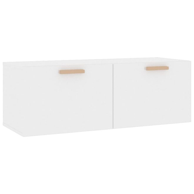 Americus Wall Cabinet 100×36.5×35 cm Engineered Wood – High Gloss White