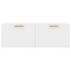 Americus Wall Cabinet 100×36.5×35 cm Engineered Wood – High Gloss White