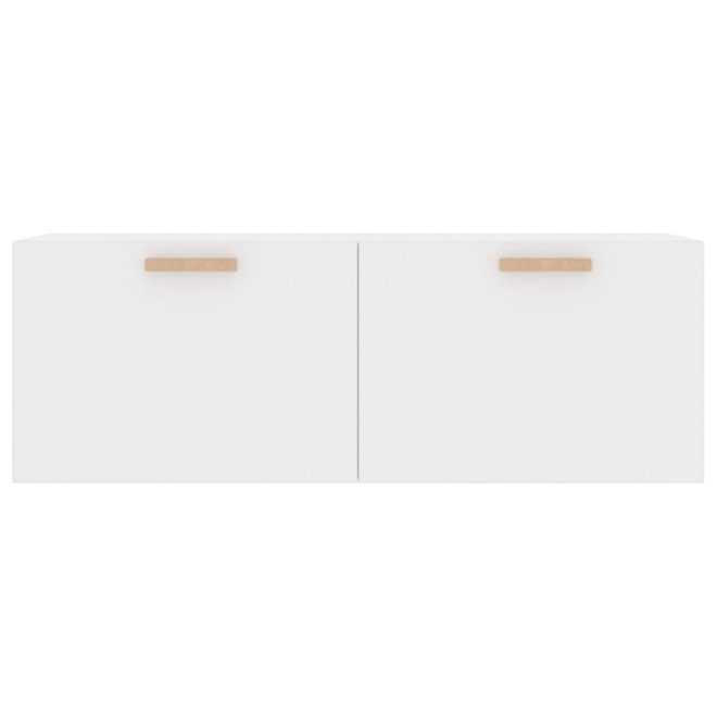 Americus Wall Cabinet 100×36.5×35 cm Engineered Wood – High Gloss White