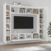 Burrillville 8 Piece TV Cabinet Set Engineered Wood – 80x30x30 cm, White