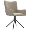 Swivel Dining Chairs 2 pcs Velvet – Light Grey