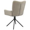 Swivel Dining Chairs 2 pcs Velvet – Light Grey