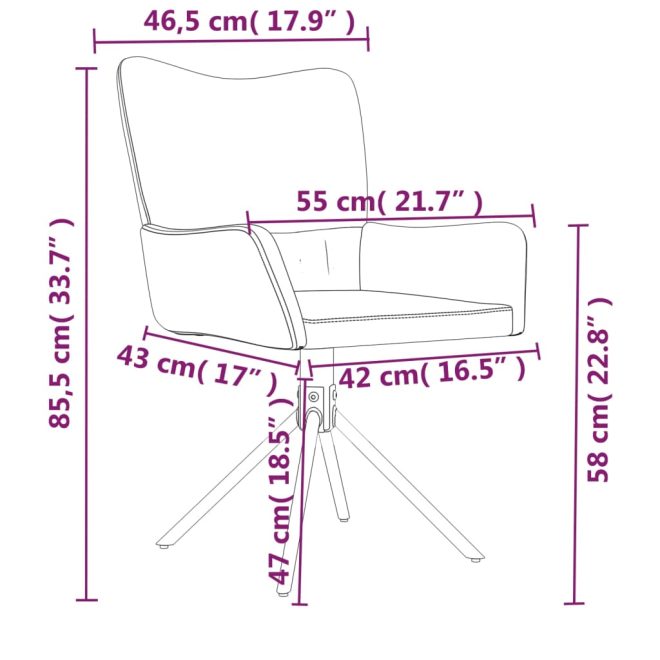 Swivel Dining Chairs 2 pcs Velvet – Light Grey