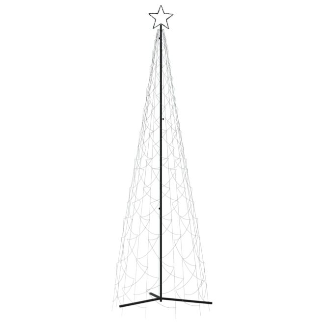 Christmas Cone Tree LEDs – 300×100 cm, Cold White