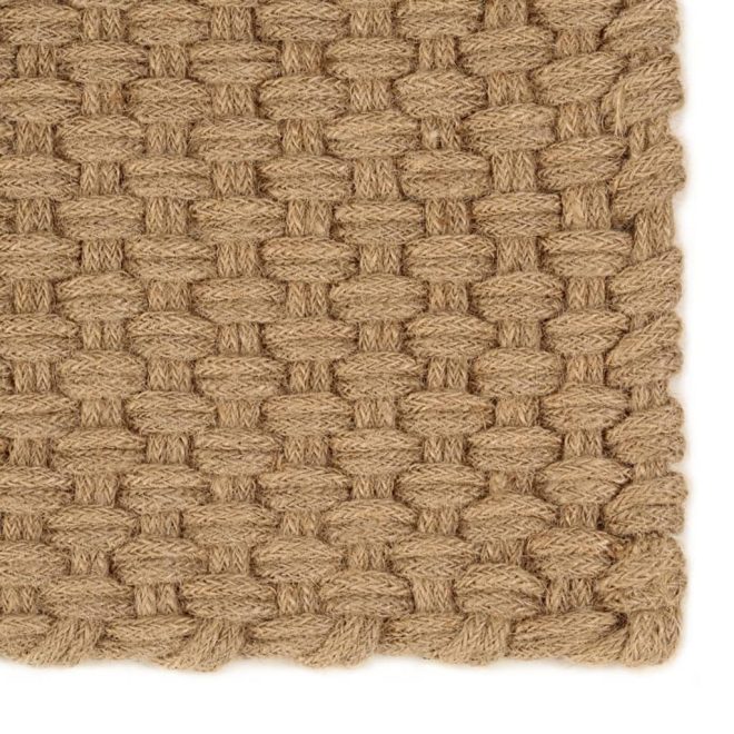 Rug Rectangular Natural Jute – 80×160 cm