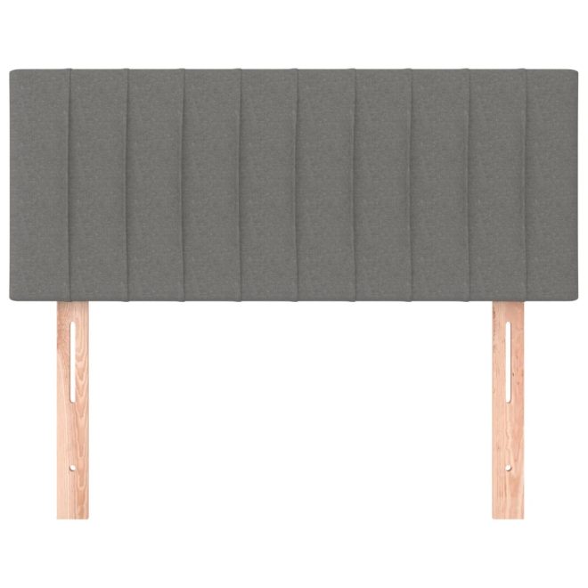 Headboard Dark Grey Fabric – 100x5x78/88 cm, 1