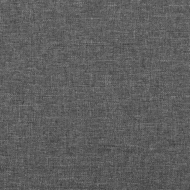 Headboard Dark Grey Fabric – 100x5x78/88 cm, 1