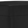 Footstool Faux Leather – 60x50x41 cm, Black